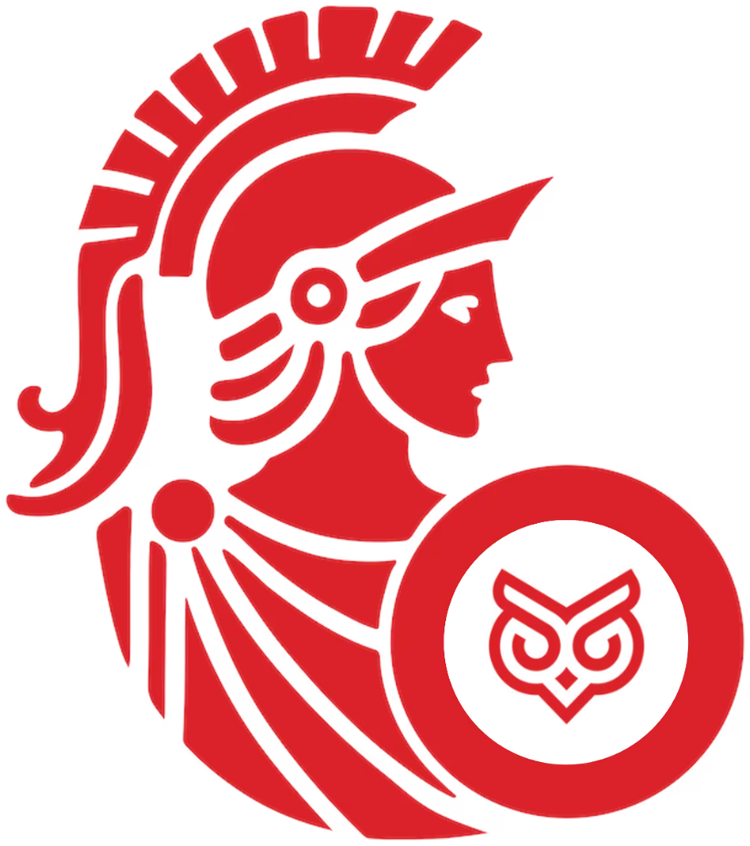 Athenos — Athena with owl shield